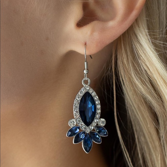 Paparazzi Prismatic Parade - Blue Earrings